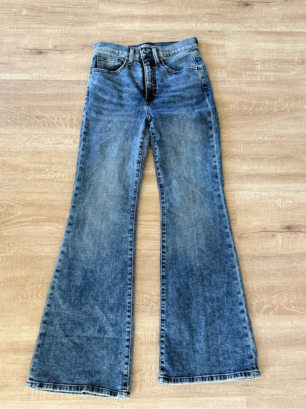 Joe's Jeans Flare Wide-Leg Jeans - Blue Wash